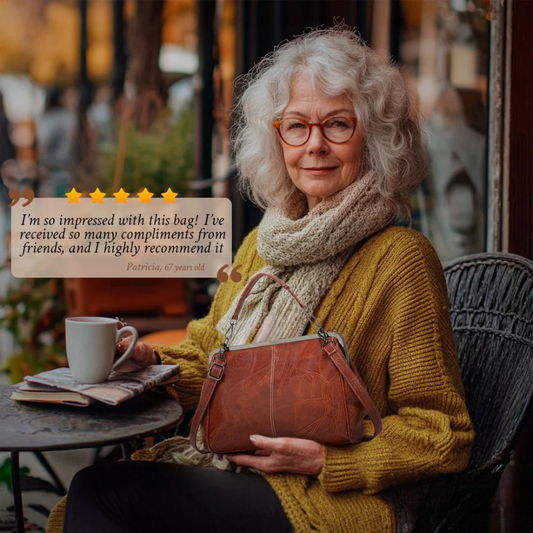 Emilia’s Timeless Treasure | Vintage Leather Frame Bag