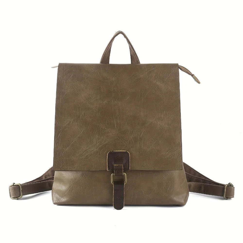 Aria Vintage Leather Backpack | Timeless Retro Charm