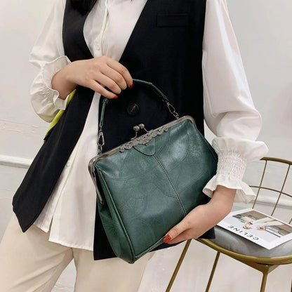 Sophia's Chic Vintage Kiss-Lock | Handbag