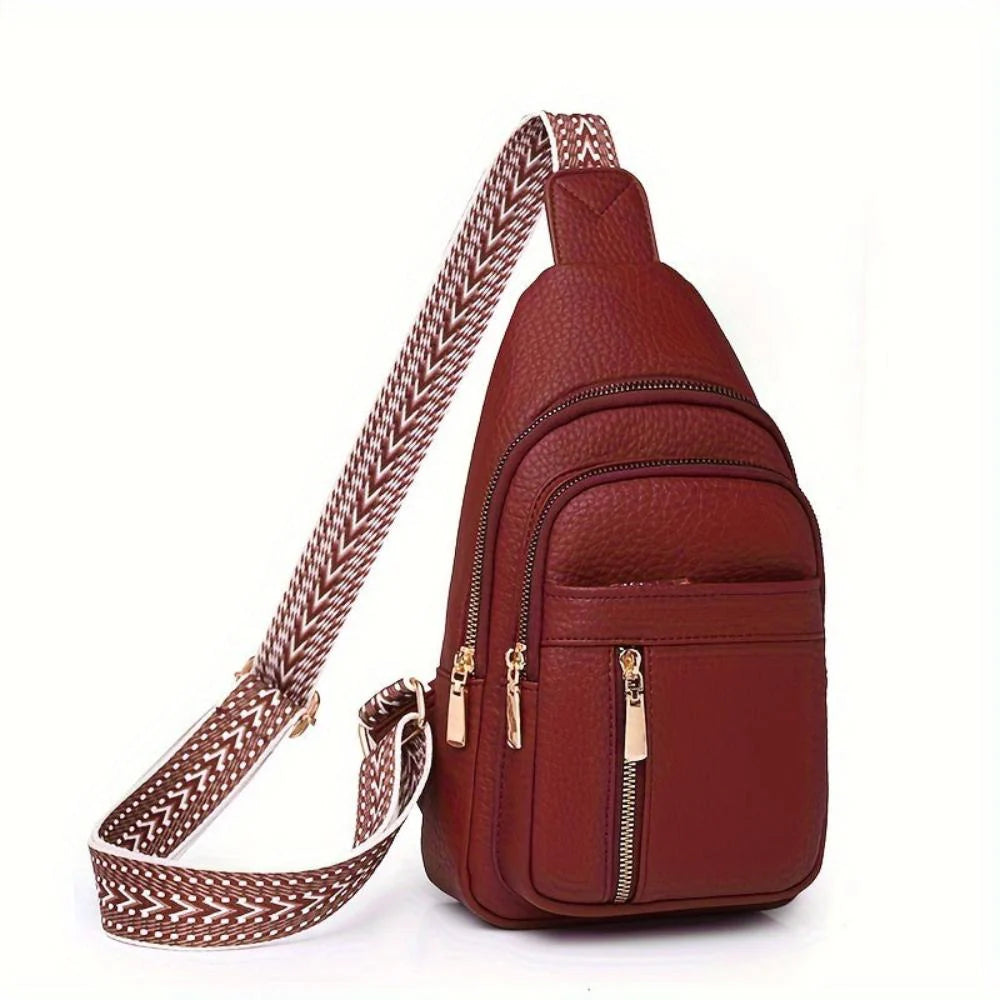 Hazel Vintage Crossbody Chest Bag | Everyday Companion