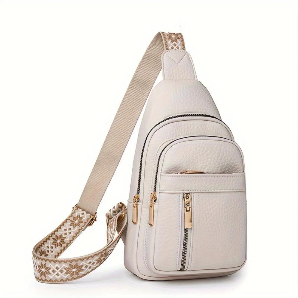 Hazel Vintage Crossbody Chest Bag | Everyday Companion