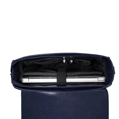 Grace Leather Satchel | Elegant Bow-Tie Charm