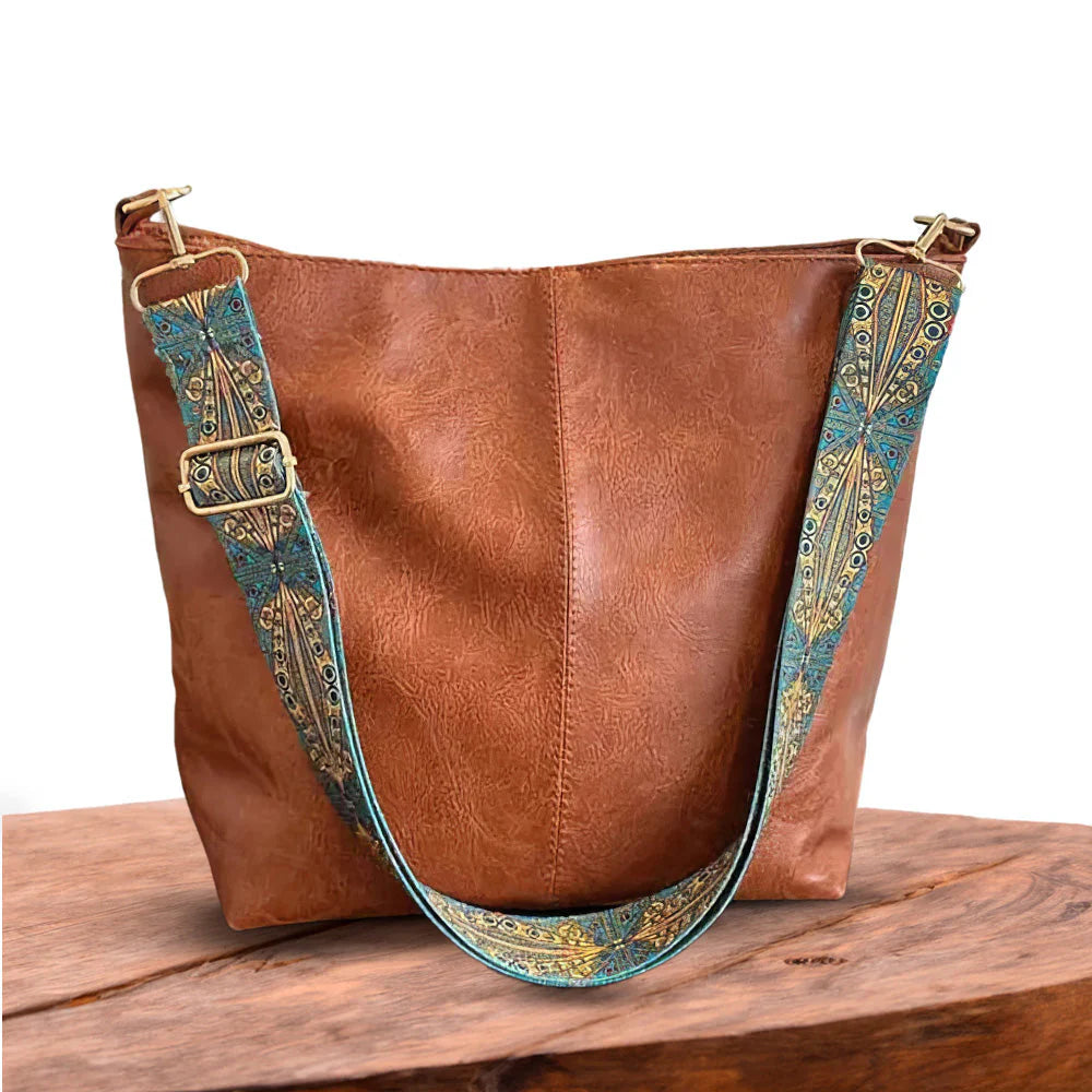 Rustic Elegance | Leather Shoulder Bag