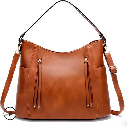 Emma's Classic Tan | Leather Shoulder Bag