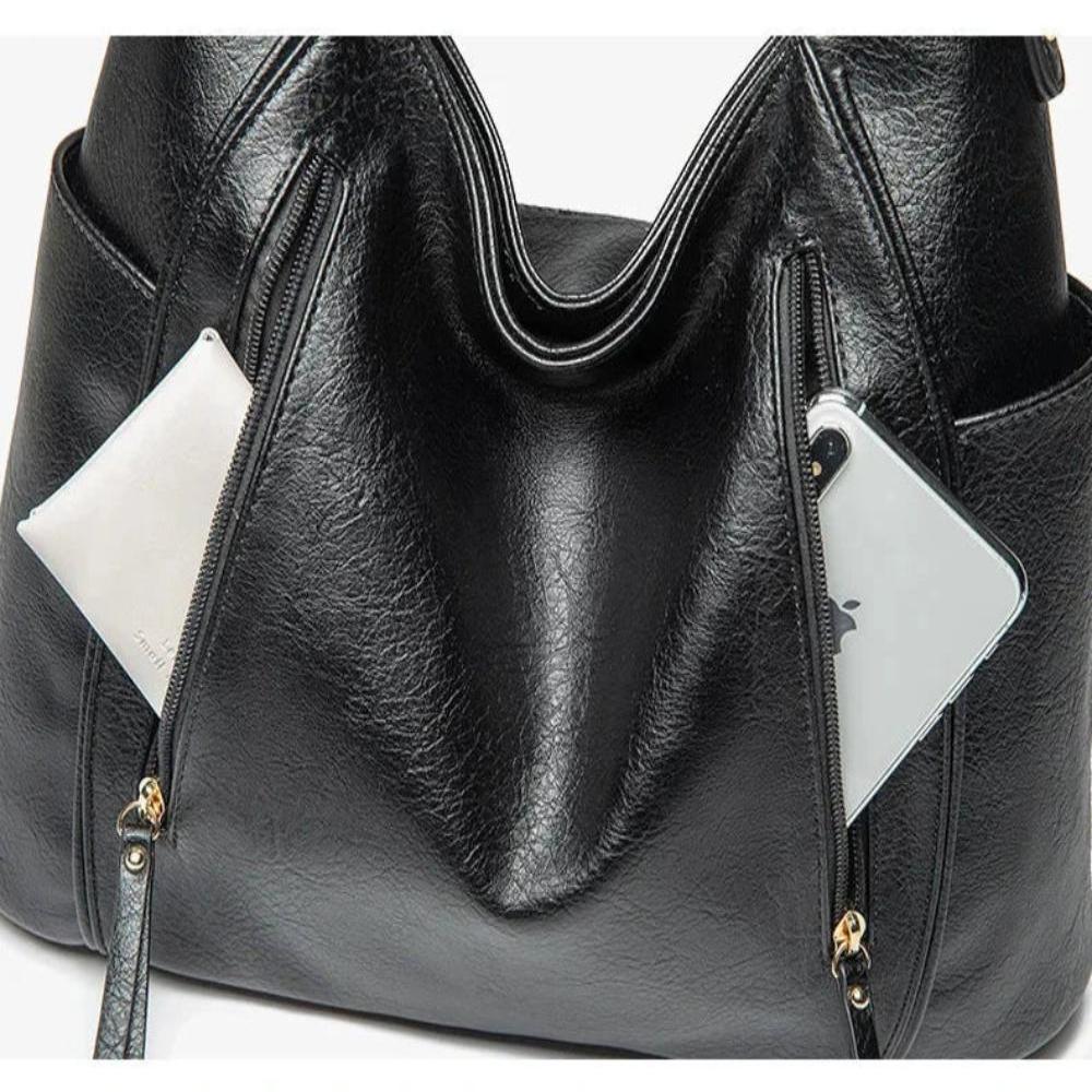Blanche Luxe | Leather Shoulder Bag