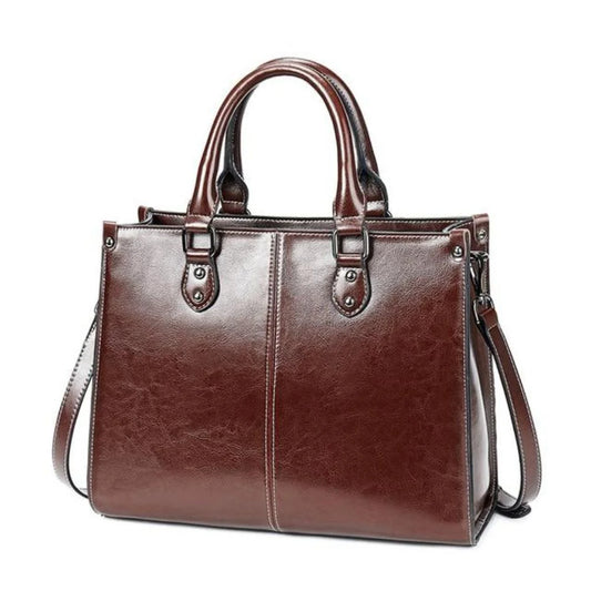 Urban Grace Tote | Classic & Functional Leather Bag
