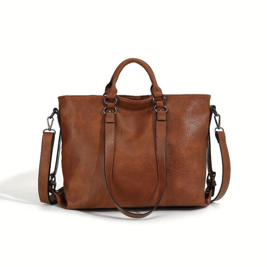 Avery’s Classic Elegance | Timeless Leather Tote