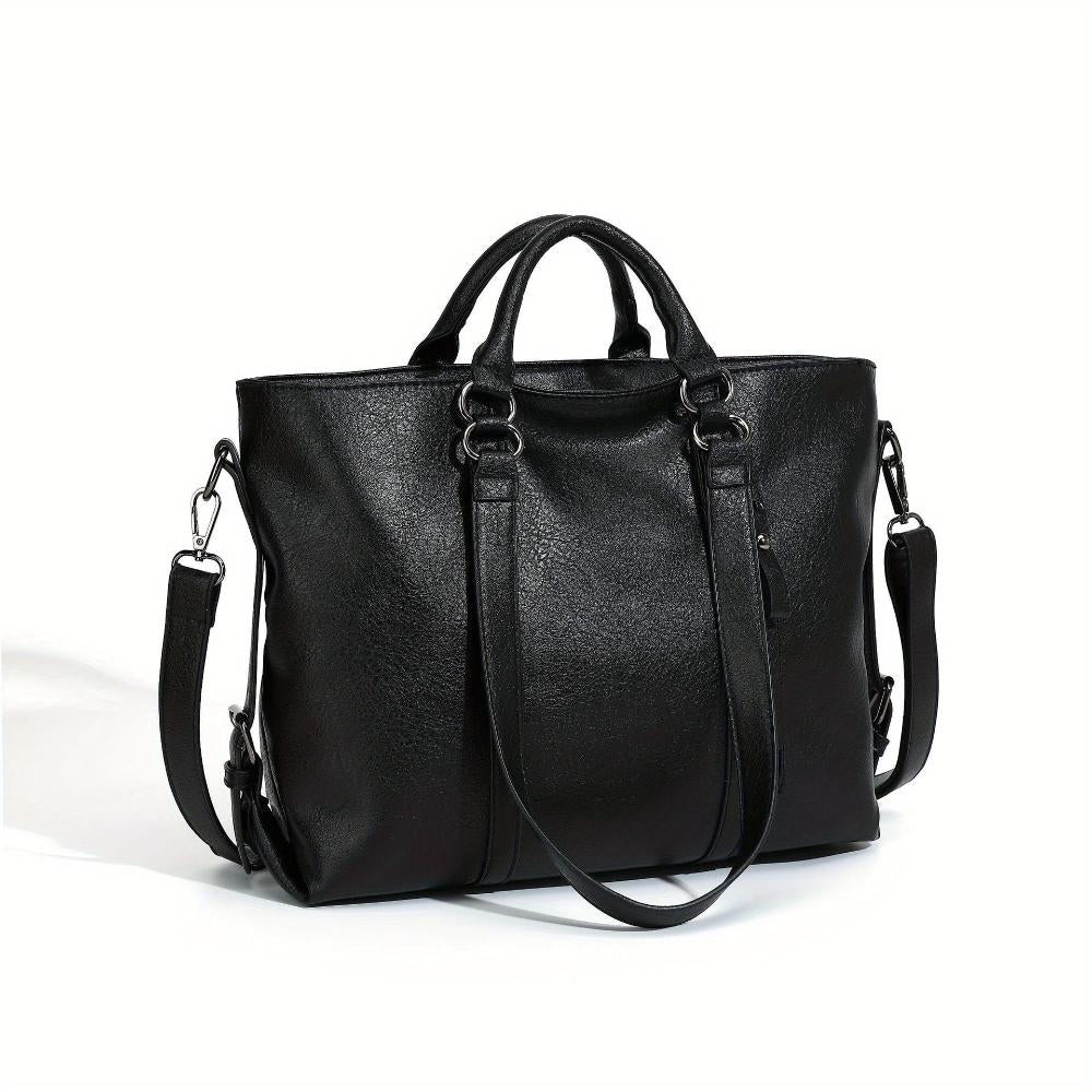 Avery’s Classic Elegance | Timeless Leather Tote