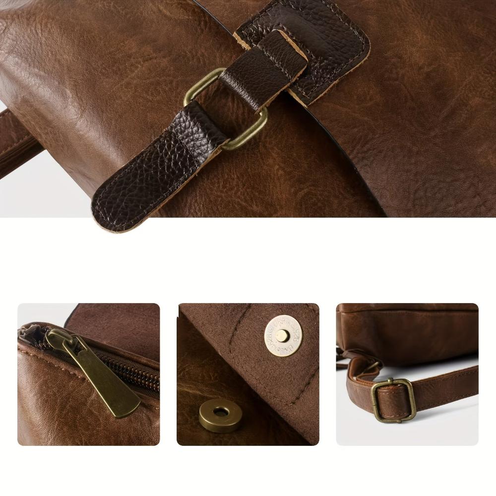 Aria Vintage Leather Backpack | Timeless Retro Charm