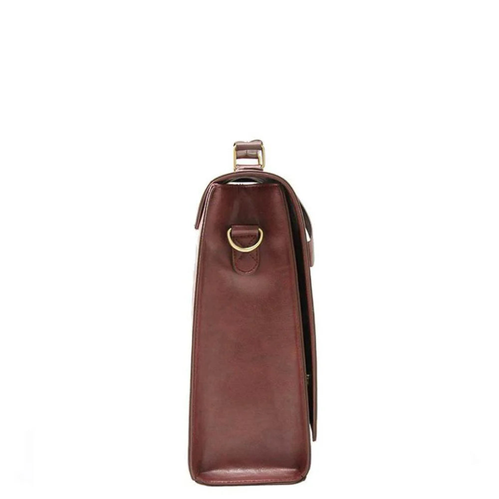 Grace Leather Satchel | Elegant Bow-Tie Charm