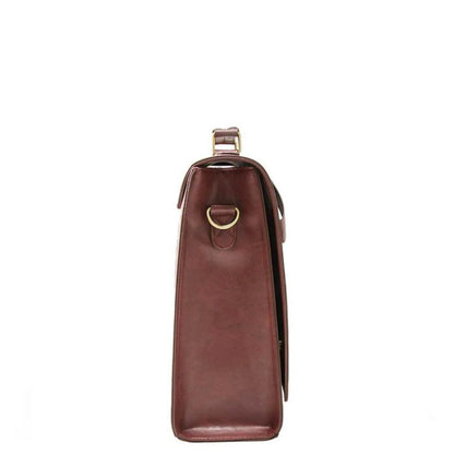 Grace Leather Satchel | Elegant Bow-Tie Charm