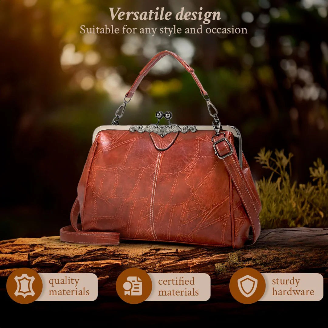 Emilia’s Timeless Treasure | Vintage Leather Frame Bag