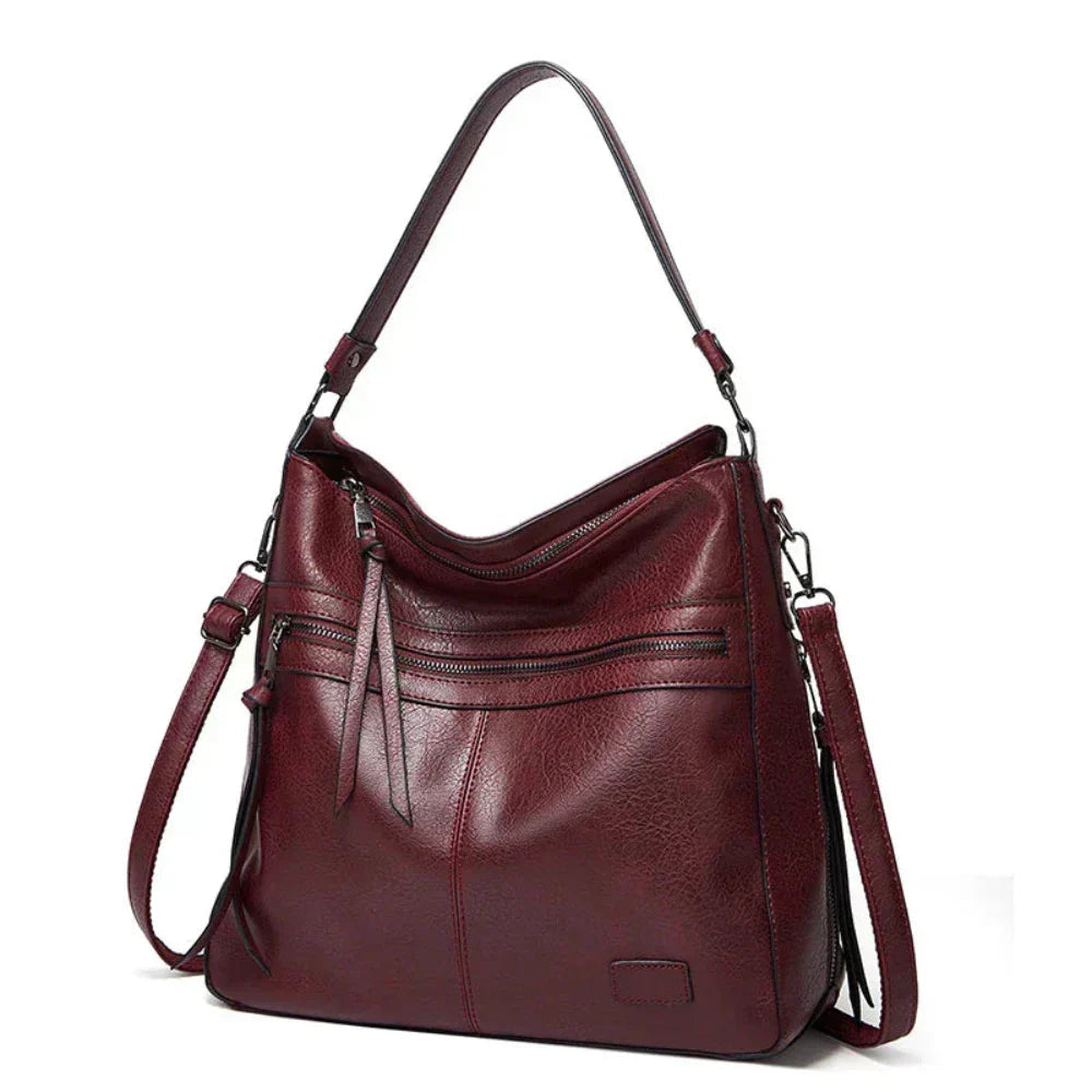 Elara’s Luxe Aura | Premium Leather Shoulder Bag