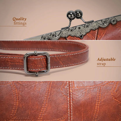 Emilia’s Timeless Treasure | Vintage Leather Frame Bag