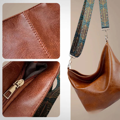 Rustic Elegance | Leather Shoulder Bag