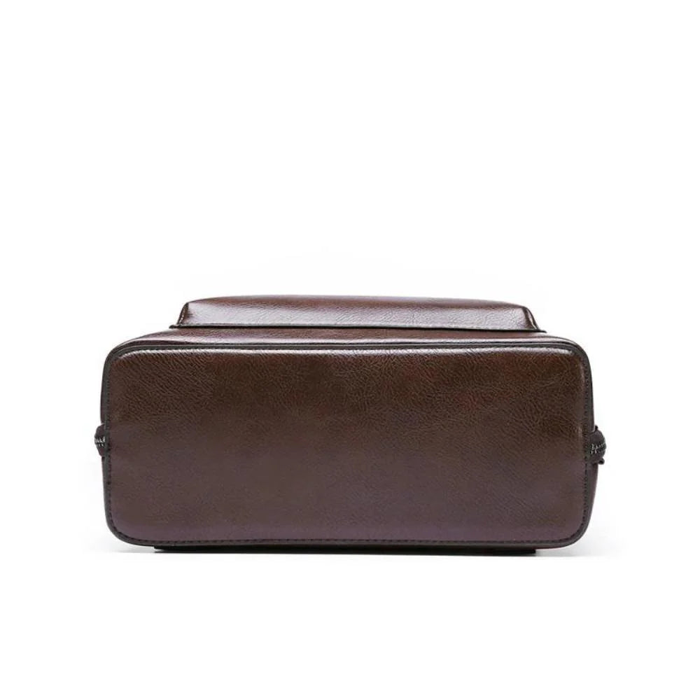 Classic Luxe Backpack | Double-Zip Leather Design