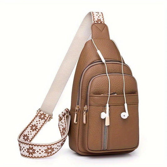 Hazel Vintage Crossbody Chest Bag | Everyday Companion