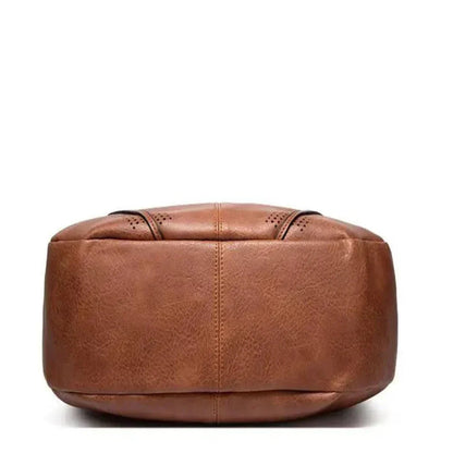 Elara Vintage Leather Shoulder Bag | Timeless Charm