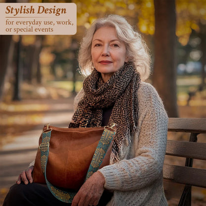 Rustic Elegance | Leather Shoulder Bag