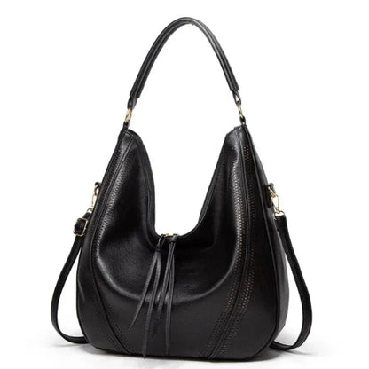 Elara Vintage Leather Shoulder Bag | Timeless Charm
