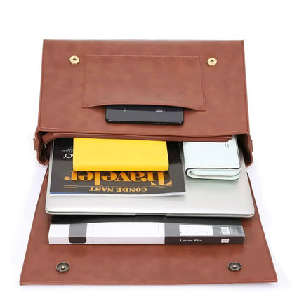 Grace Leather Satchel | Elegant Bow-Tie Charm