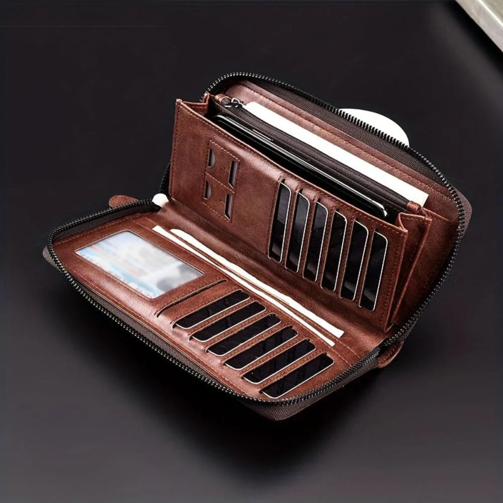 Holden Executive Zip Clutch | Leather Wallet