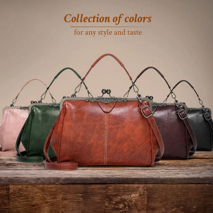 Emilia’s Timeless Treasure | Vintage Leather Frame Bag