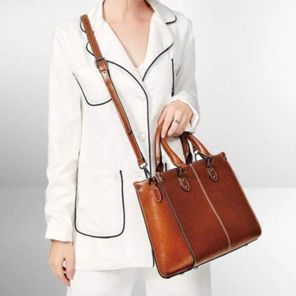 Urban Grace Tote | Classic & Functional Leather Bag