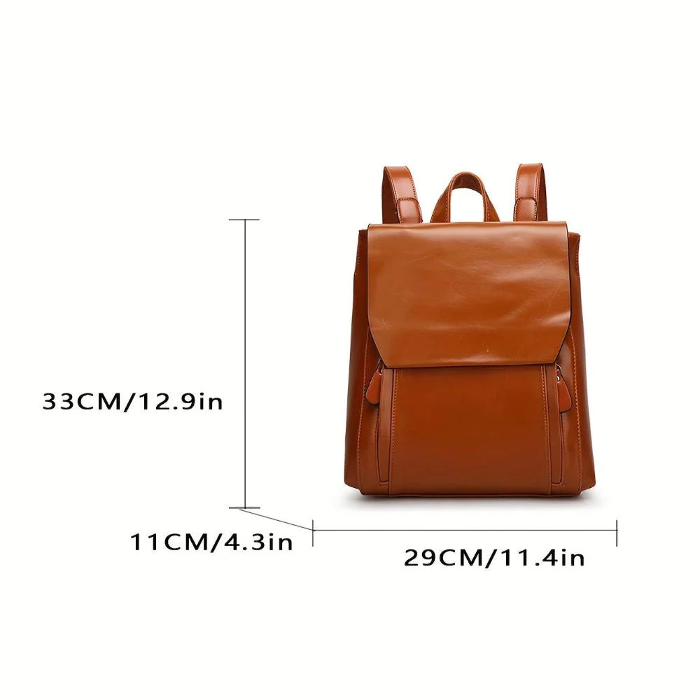 Vintage Luxe Leather Backpack | Timeless Style