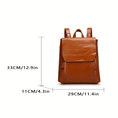 Vintage Luxe Leather Backpack | Timeless Style
