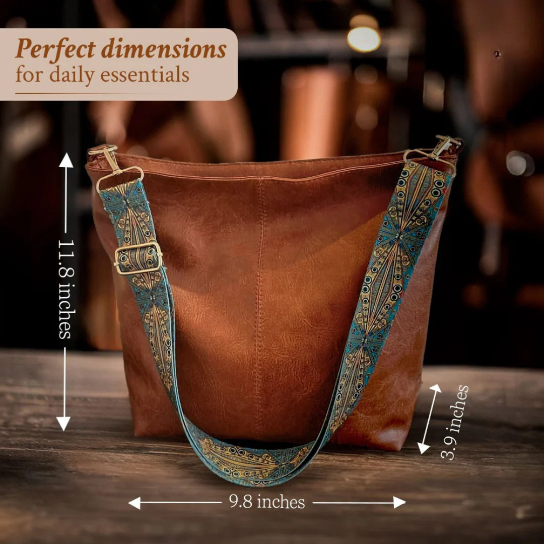 Rustic Elegance | Leather Shoulder Bag