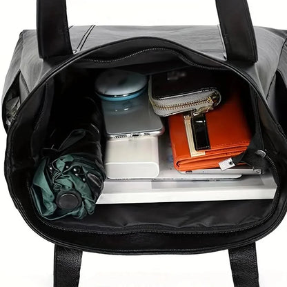 Clara’s Refined Grace | Leather Tote