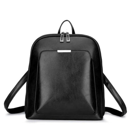 Classic Luxe Backpack | Double-Zip Leather Design