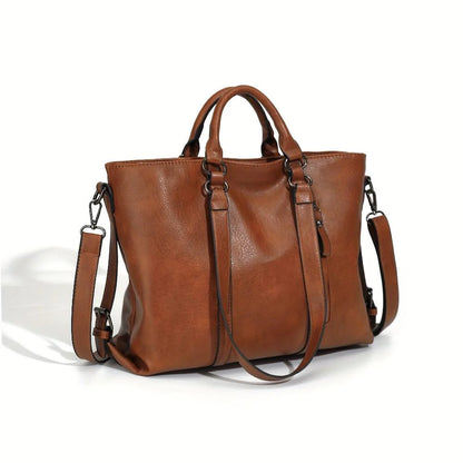Avery’s Classic Elegance | Timeless Leather Tote