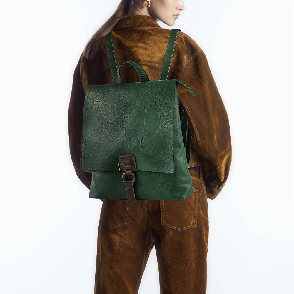Aria Vintage Leather Backpack | Timeless Retro Charm