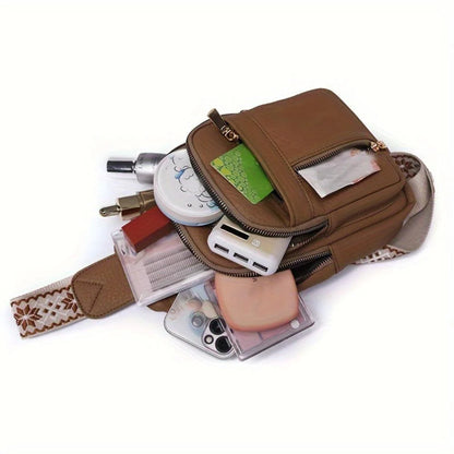 Hazel Vintage Crossbody Chest Bag | Everyday Companion