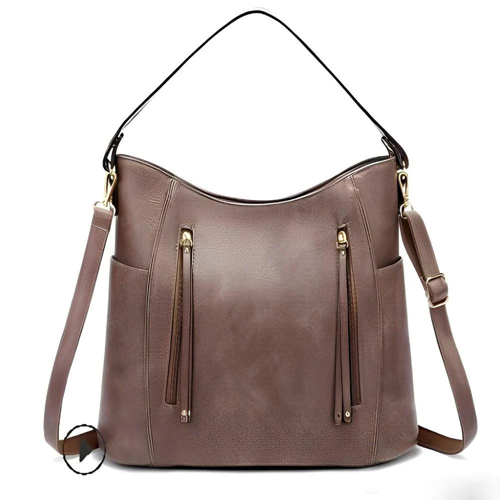 Emma's Classic Tan | Leather Shoulder Bag