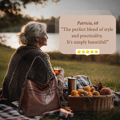 Elara’s Luxe Aura | Premium Leather Shoulder Bag