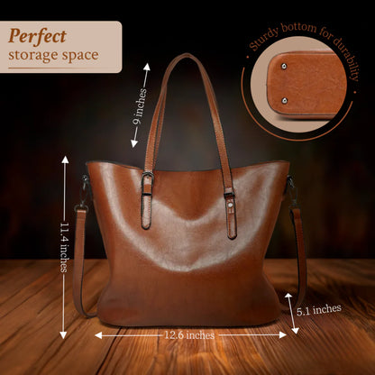 Lena’s Timeless Essence | Elegant Shoulder Tote
