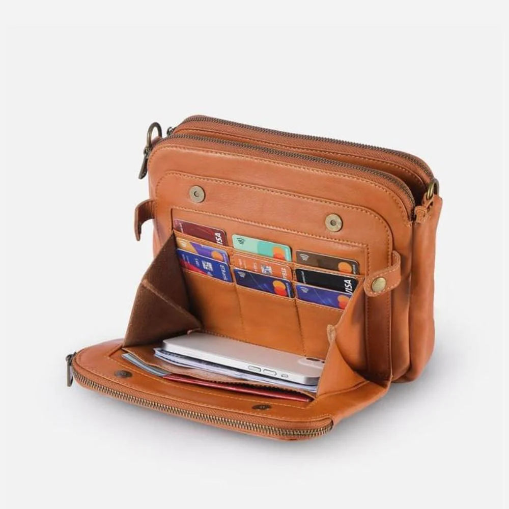 Tessa’s Golden Era | Elegant Leather Companion Bag