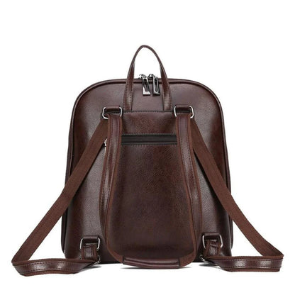 Classic Luxe Backpack | Double-Zip Leather Design