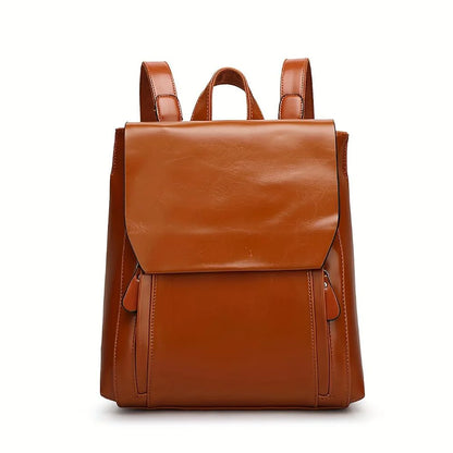 Vintage Luxe Leather Backpack | Timeless Style