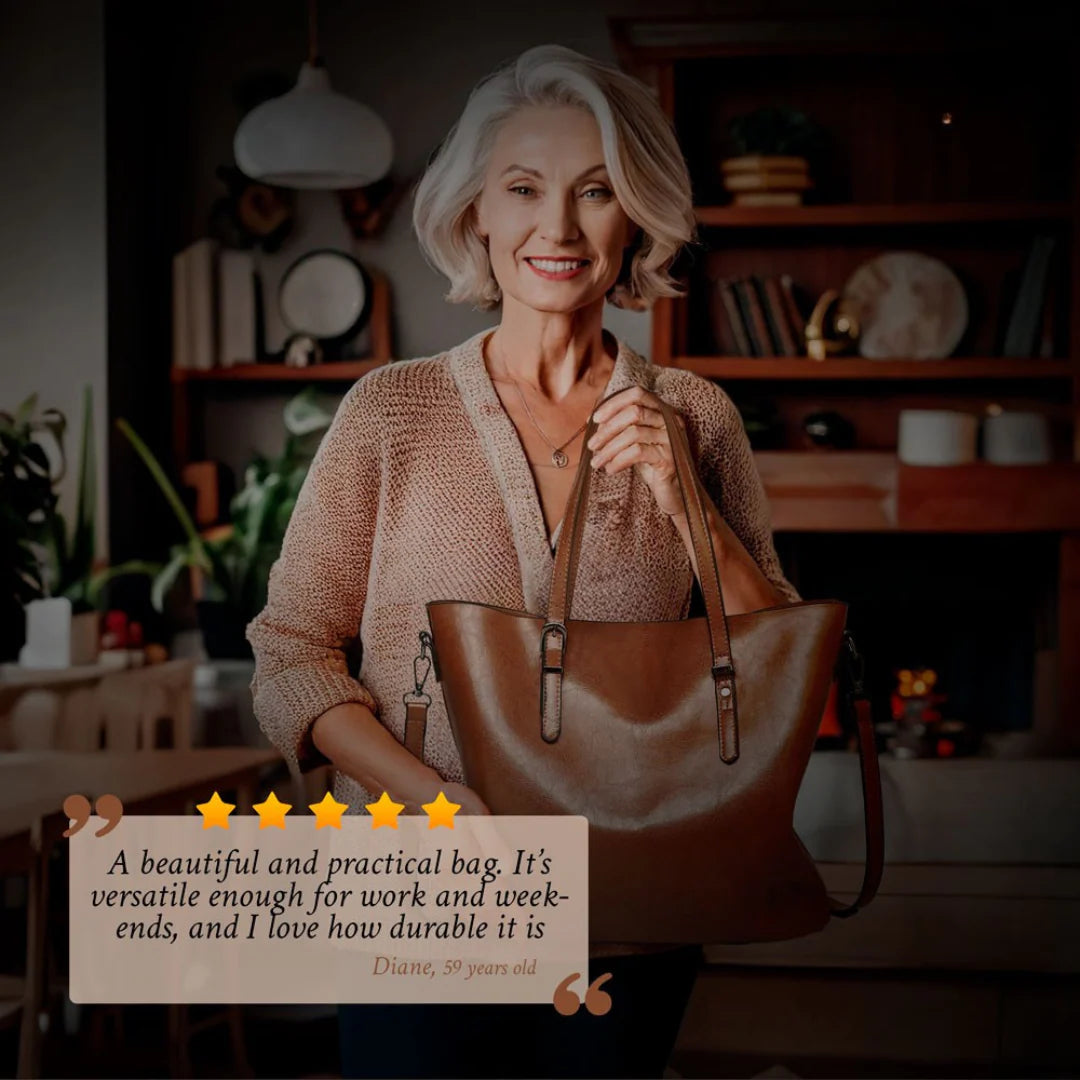 Lena’s Timeless Essence | Elegant Shoulder Tote