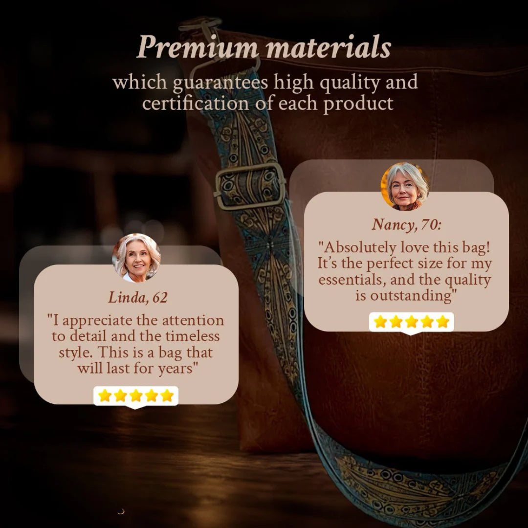 Rustic Elegance | Leather Shoulder Bag