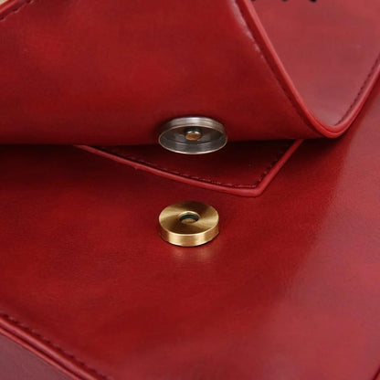 Grace Leather Satchel | Elegant Bow-Tie Charm